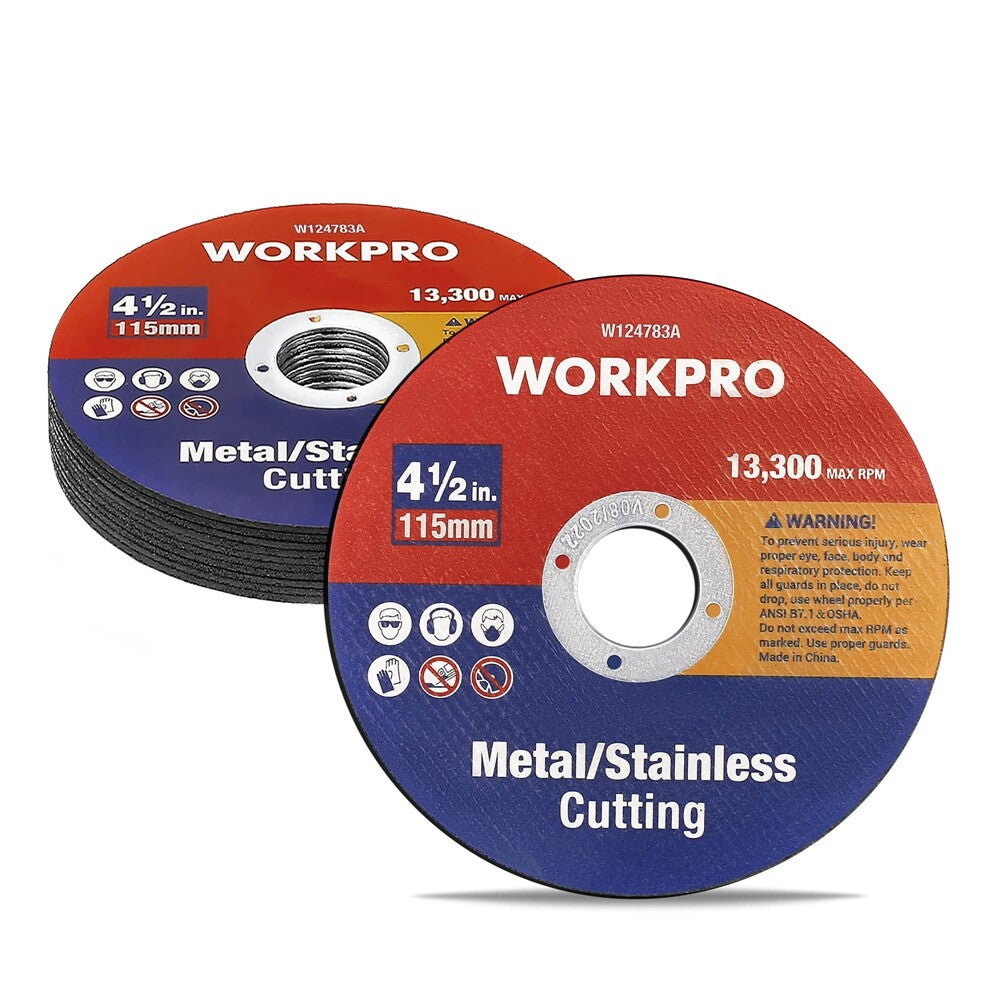 WORKPRO 10-Packs Cut-Off Wheels by WORKPRO