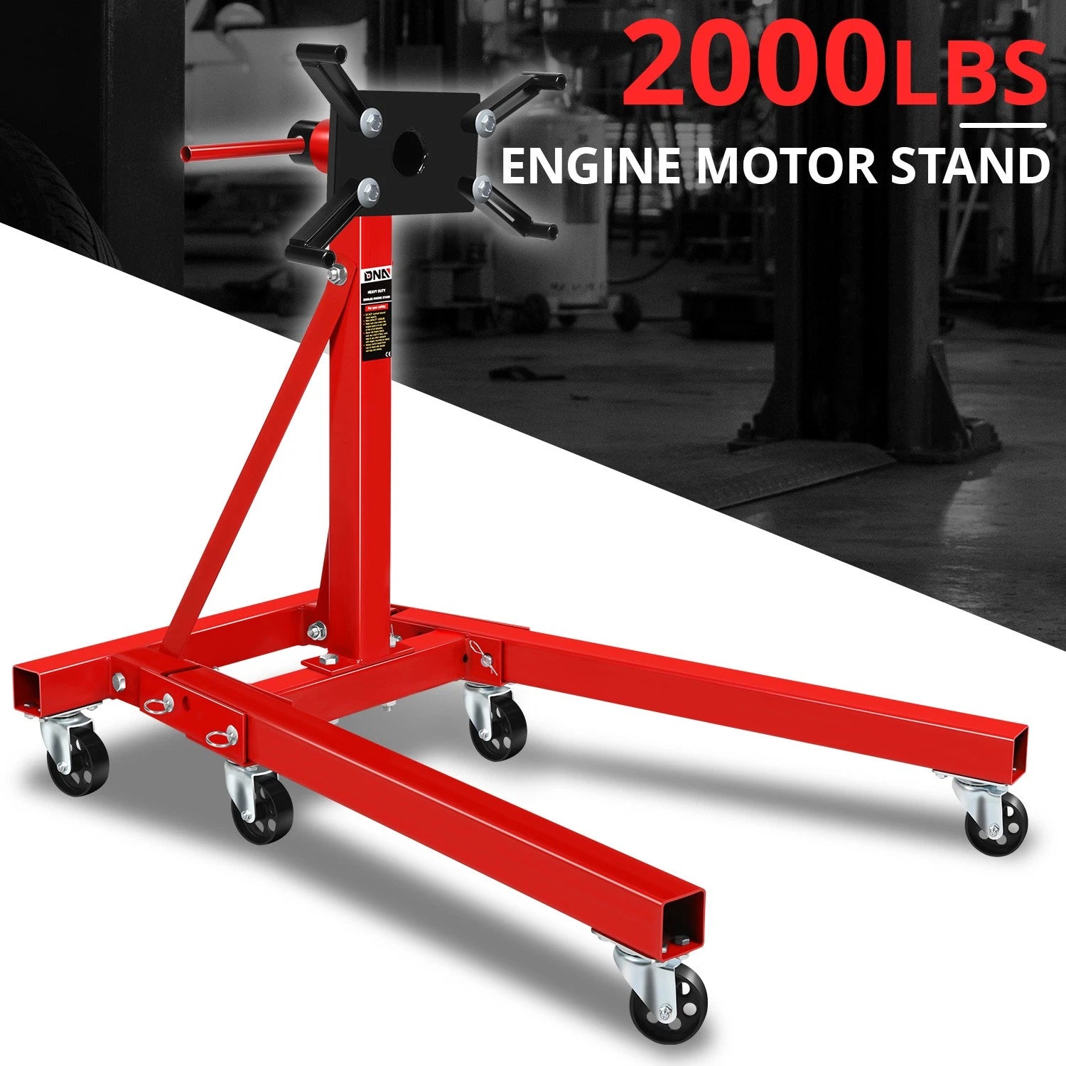 Red 2000 Lbs 360 Degree Adjuste Mounting Head | Built Supply Co