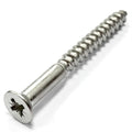 A2 Stainless Steel Wood Screws 4.0 x 30mm (8g x 1.5") Pozi Countersunk