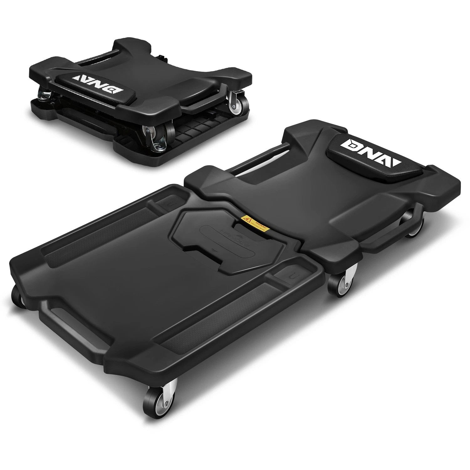 21.6" X 41.1" X 5.1" 350lbs Capacity Black Foldable Roller Garage