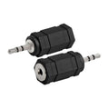 Wide Compatibility 3.5mm Male To 2.5mm Female Stereo Audio Adapter