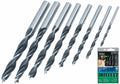 Bluespot 8PC Brad Point Wood Drill Bit Set 3, 4, 5, 6, 7, 8, 9 & 10MM