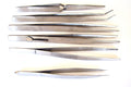 6pc Stainless Steel Tweezer Assortment Set