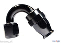 AN-8 (AN8) 150 Degree PTFE Stealth Black Hose Fitting