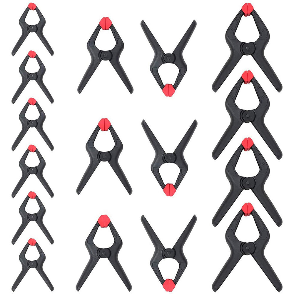 WORKPRO 16 PIECES Spring Clamp Set - NEW Nylon 6-1/2" 4-1/2" 3-3/8" Clamps Set