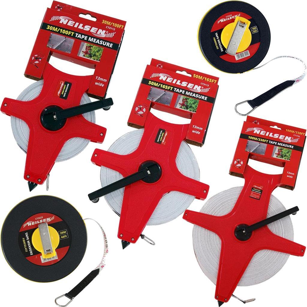 Neilsen Reel Surveyors Tape Measure