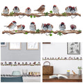 Wall Sticker Birds Decor Lifelike Lovely Vinyl Art Murals High Quality