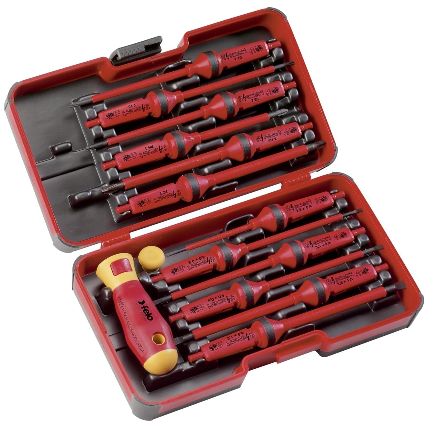 Felo E-Smart Vde Screwdriver Set 14 Piece Slotted/phillips/torx