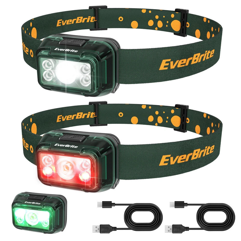 Everbrite Rechargeable Led Headlamp 2 Pack 120° | Built Supply Co