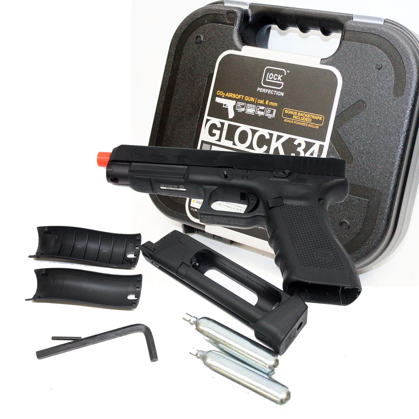 Glock 34 Gen 4 Co2 Gas Blowback Airsoft Pistol Elite Force Fully
