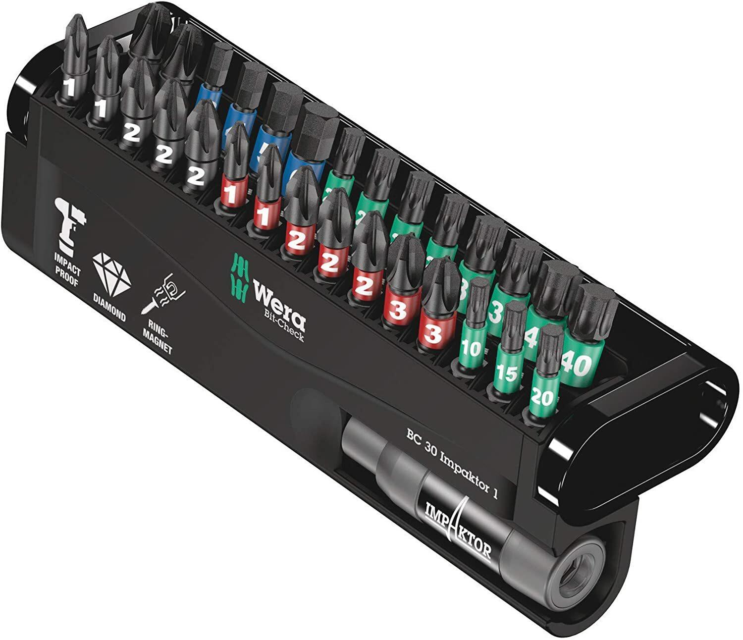 Wera Bit-Check 30 Impaktor Set - 30 Pieces