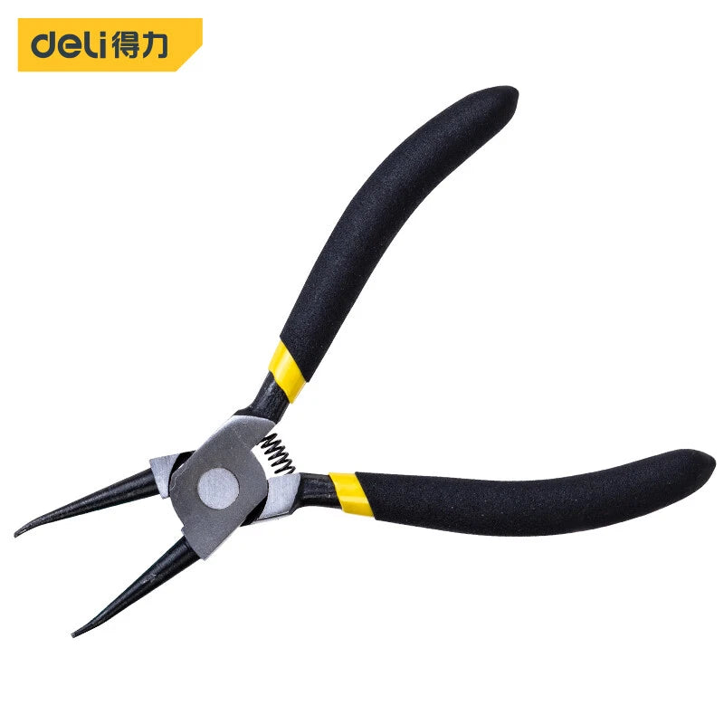 deli 5/7/9/13inch Internal Straight Circlip Pliers Japanese-style 40cr Steel