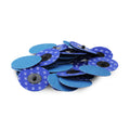 100 Pack - 3" Zirconia 40 Grit Quick Change Sanding Disc Black Hawk