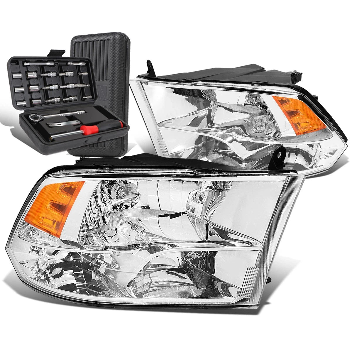 For 2009-2018 Dodge Ram Pickup Chrome/amber Side | Built Supply Co