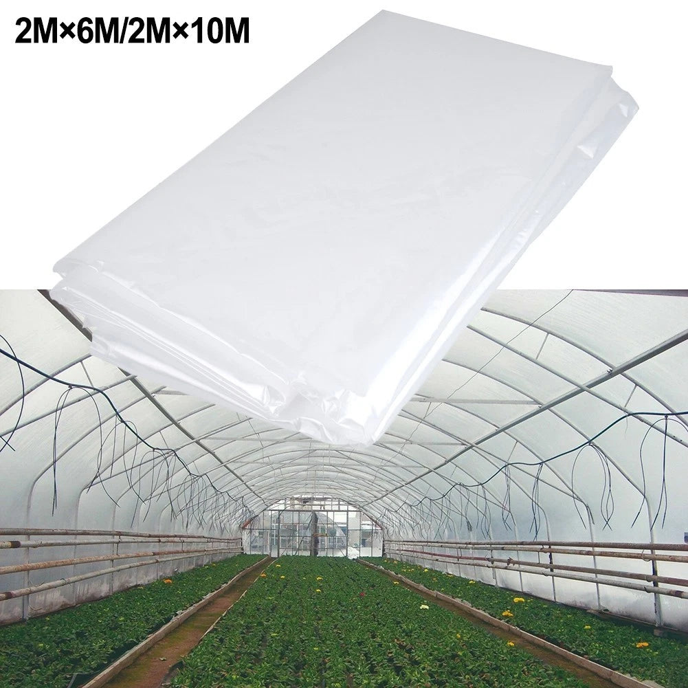 Clear Polythene Plastic/ Sheeting Garden Diy Material Cover For