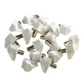 Rok 5mm White Shelf Support Pin Peg Kitchen Cabinet Book Shelves