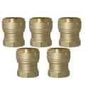 5 Pack  XFITTING 2" Push Fit Female Adapter, Push To Co