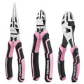 WORKPRO 3PCS Plier Set Needle Nose Plier Diagonal Cutting Plier Slip Joint Plier