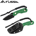 FLISSA Fixed Blade Knife 7Inch Full Tang Hunting Knife Tactical Knife G10 Handle
