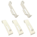 White Gridwall Utility Hook For Grid Panel Display - Picture Notch