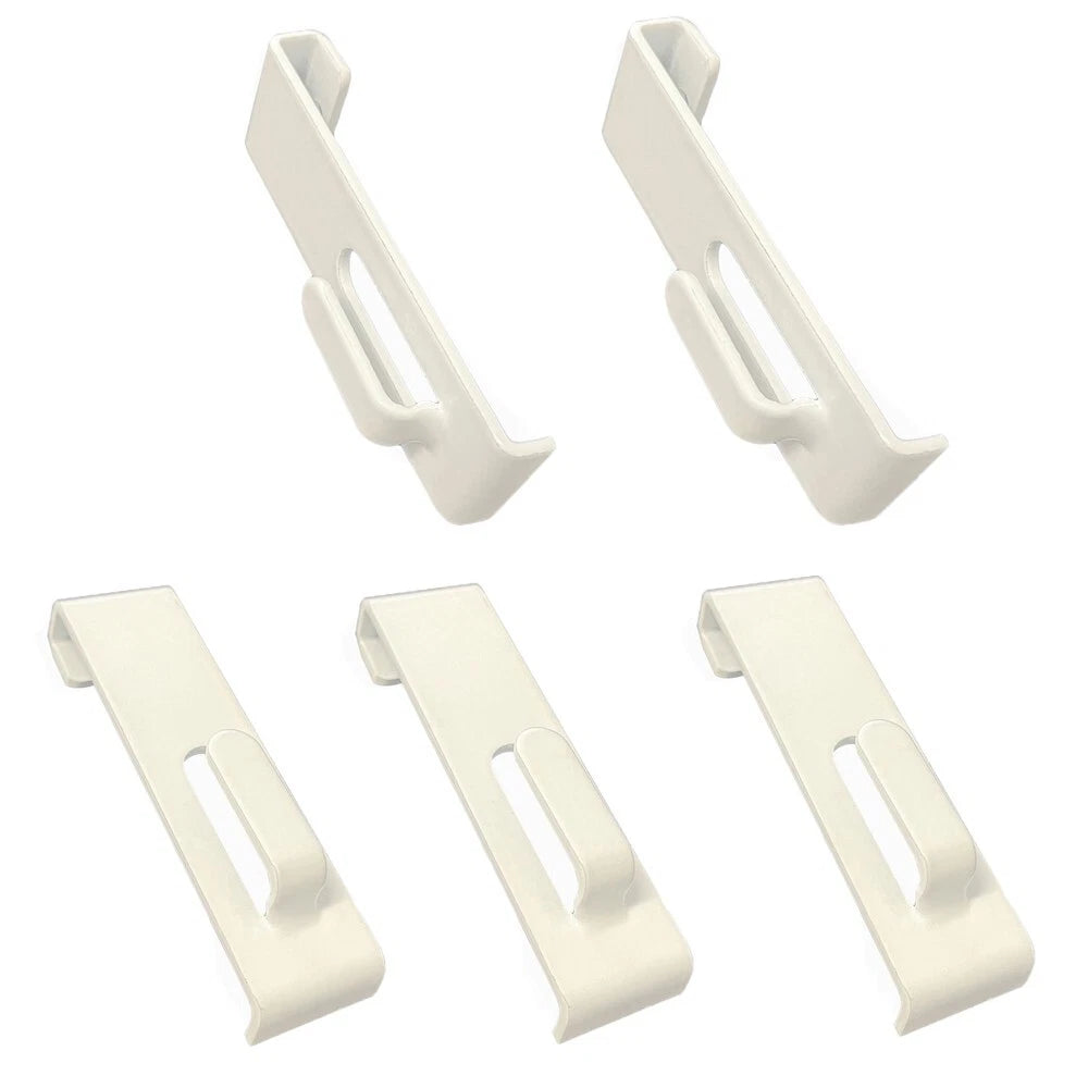 White Gridwall Utility Hook For Grid Panel Display - Picture Notch