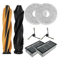For Mova Mobius 60 Spare Parts Set 2 Side Brushes 2 Pads 2 Filters 1