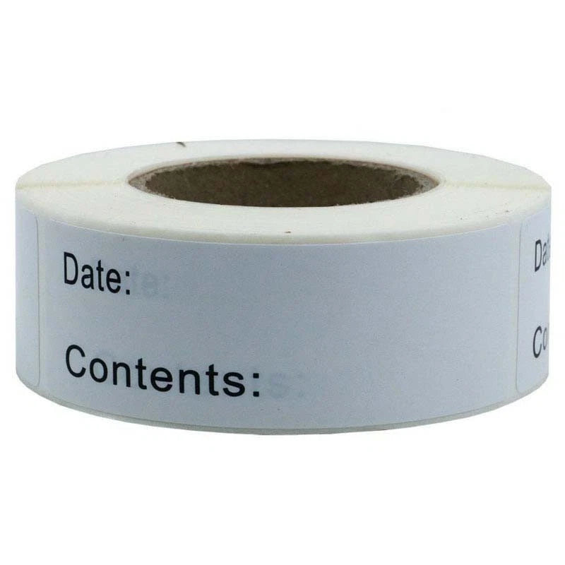 Easily Organize Your Kitchen With Our Removable And Recordable Label
