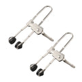 Rubber Tips Lever Action Grid Clamps For Secure Ceiling For Tile