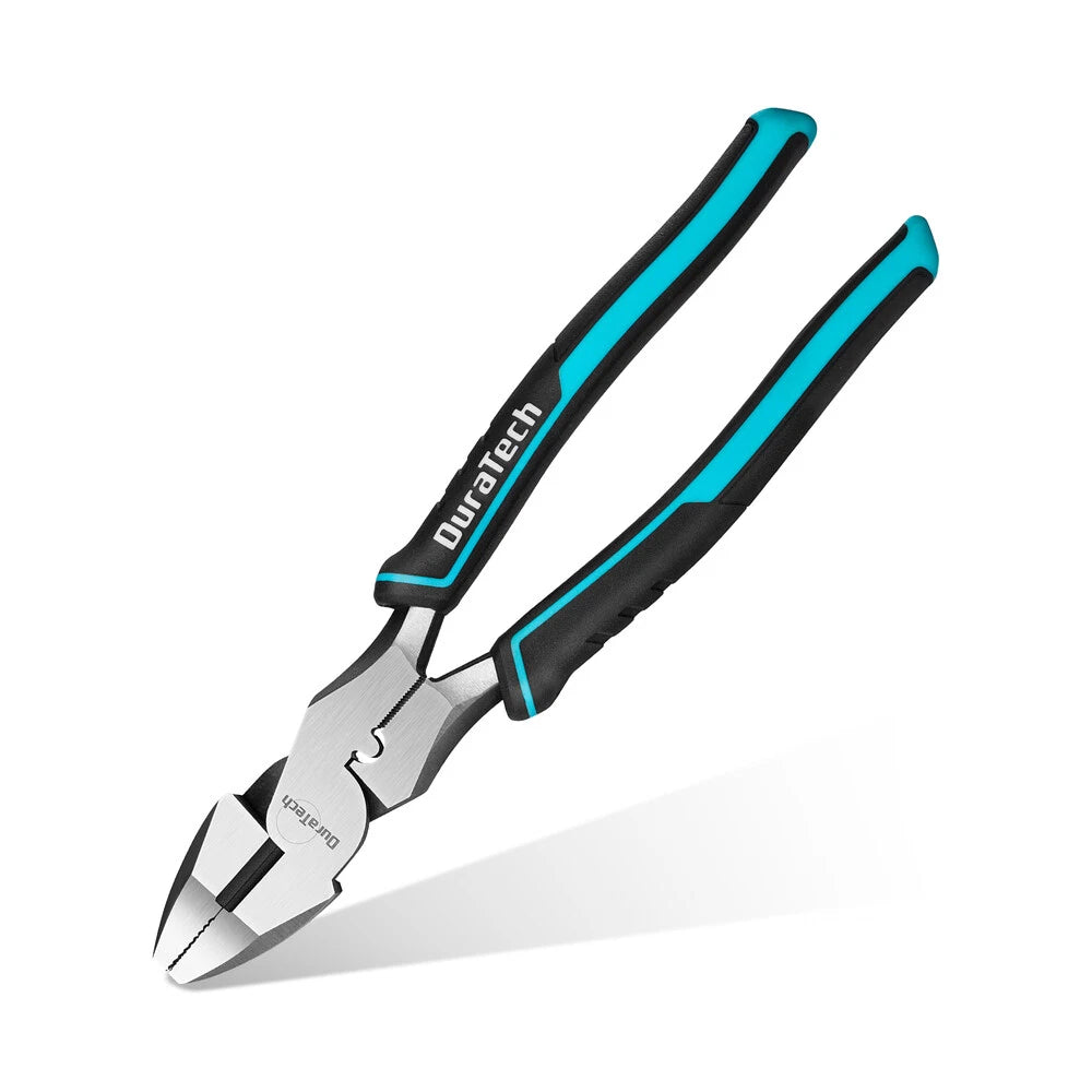 Duratech 9.5inch Heavy Duty Lineman Plier High Leverage Side Cutter