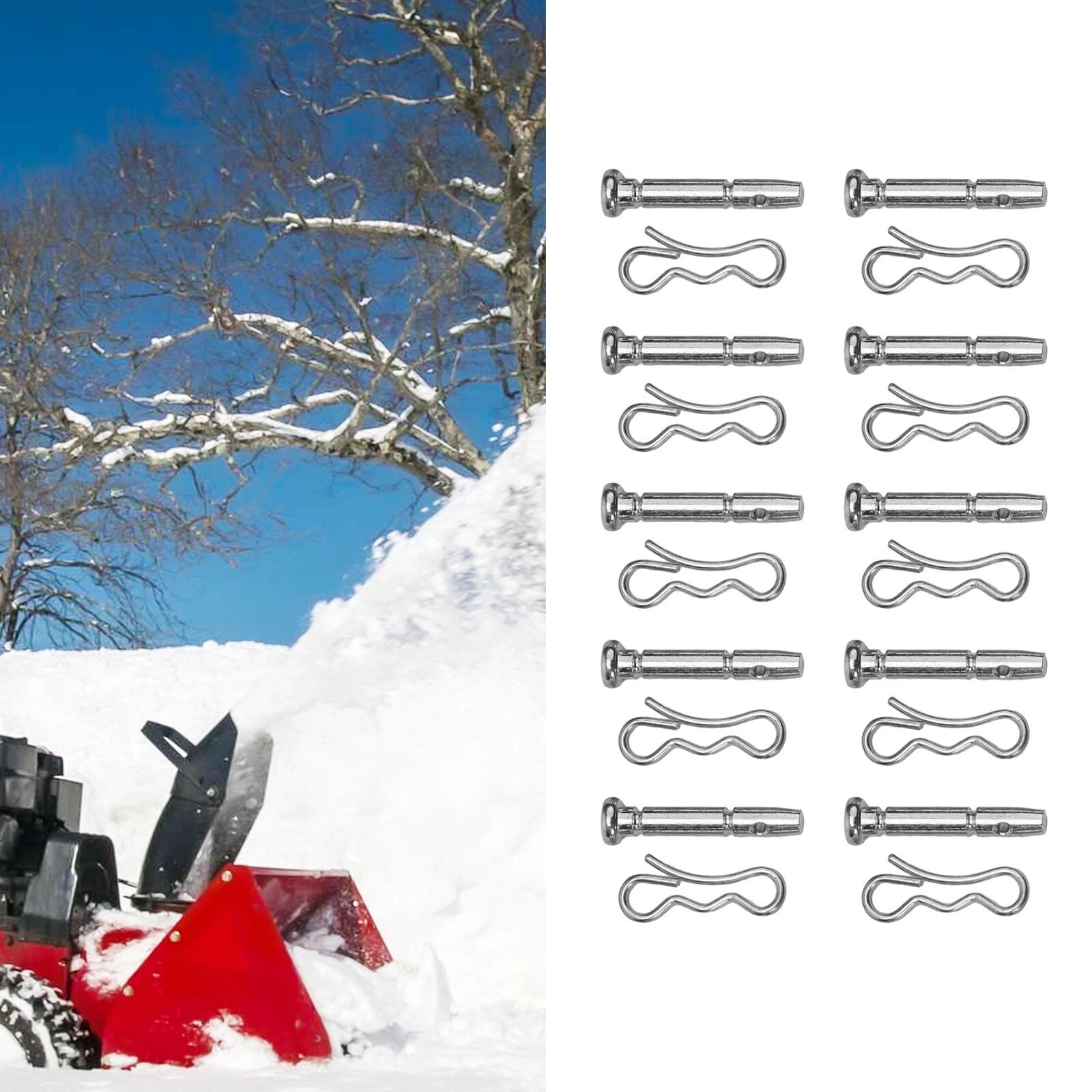 Reliable Snowblower Parts Shear Pins & Cotter Pins For Snowblower Set
