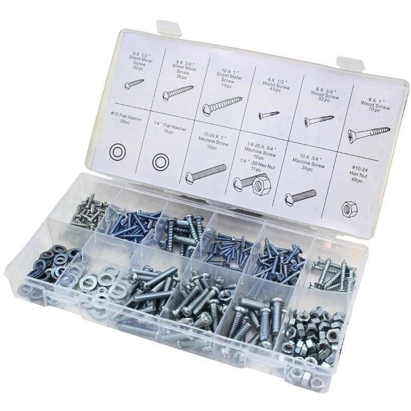 Stark Tools Sae Nut Bolt Screw And Washer Assortment #13263