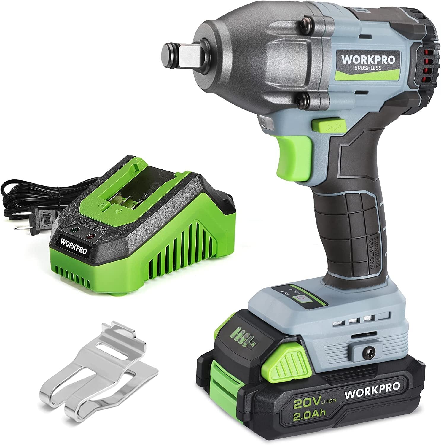 WORKPRO 20V Cordless Impact Wrench by WORKPRO