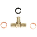 XFITTING 1/2" PB x 1/2" PexB Tee with Repair Kit