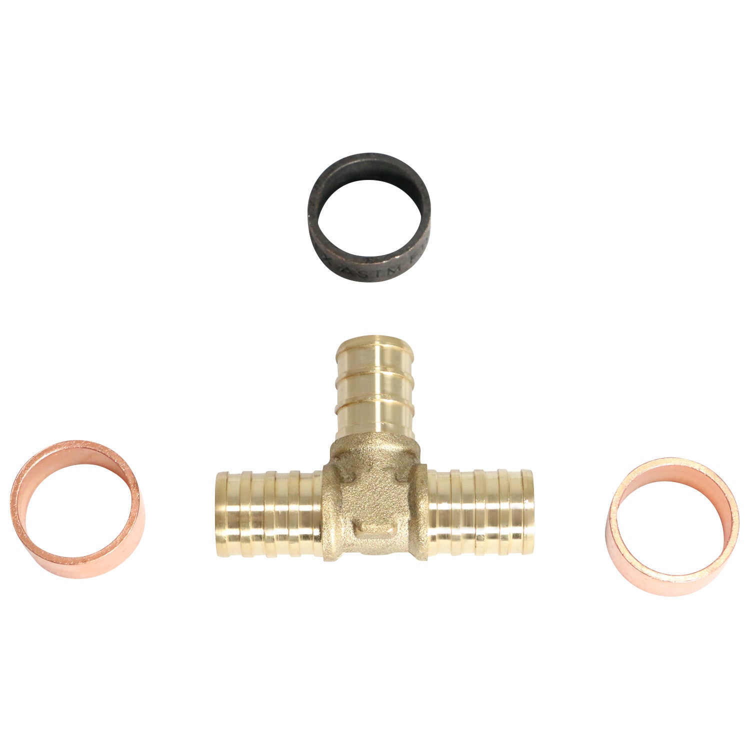 XFITTING 1/2" PB x 1/2" PexB Tee with Repair Kit