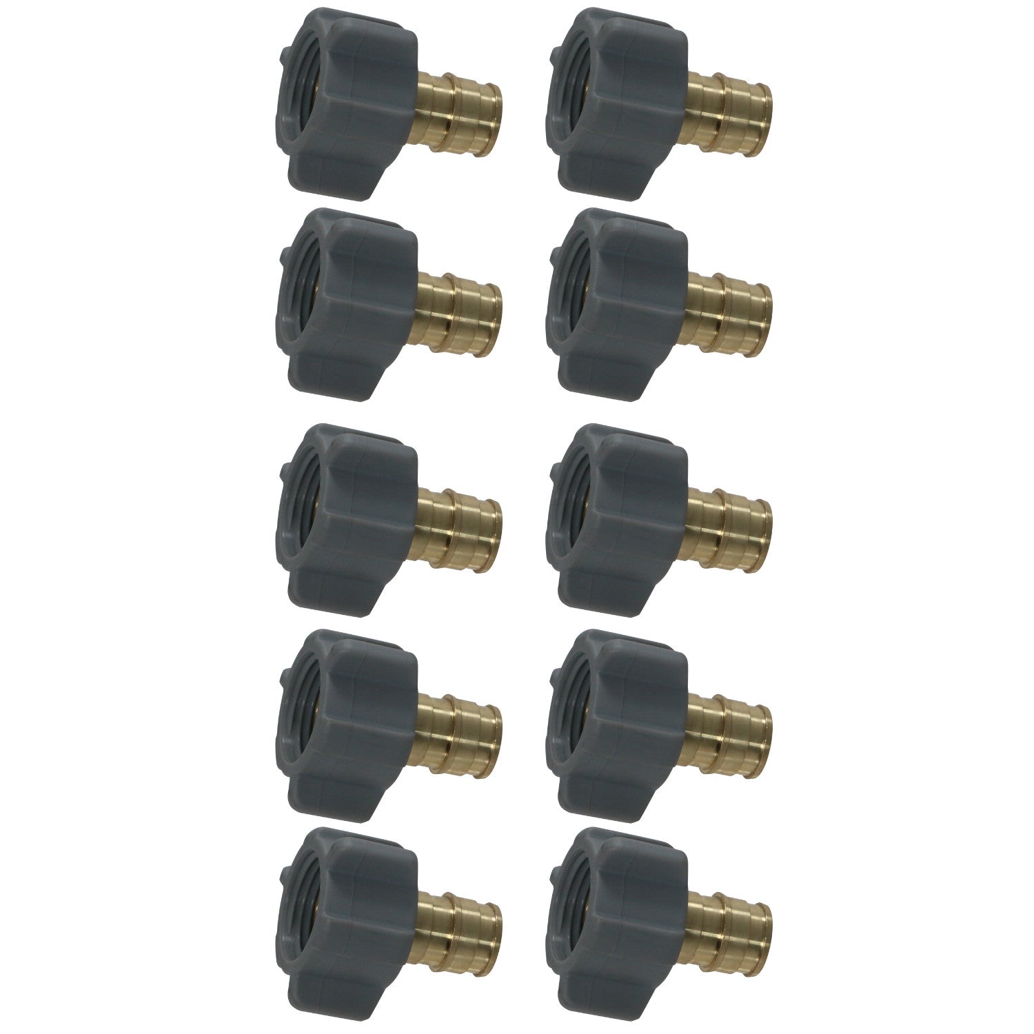 10 Pack XFITTING 1/2"  Pex A X 1/2" Female Swivel Adapt