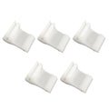 5 White Abs Air Intake Mounting Clips For Fiat Panda Windshield 2003