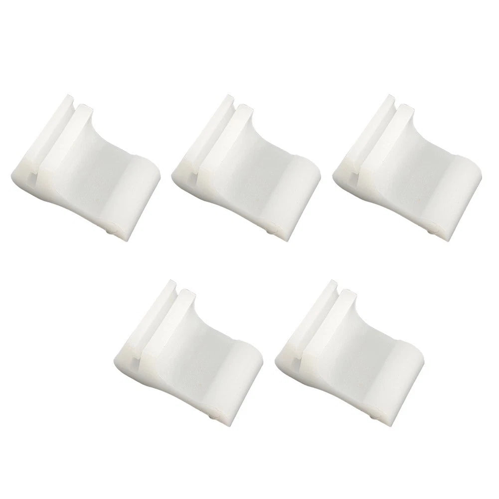 5 White Abs Air Intake Mounting Clips For Fiat Panda Windshield 2003