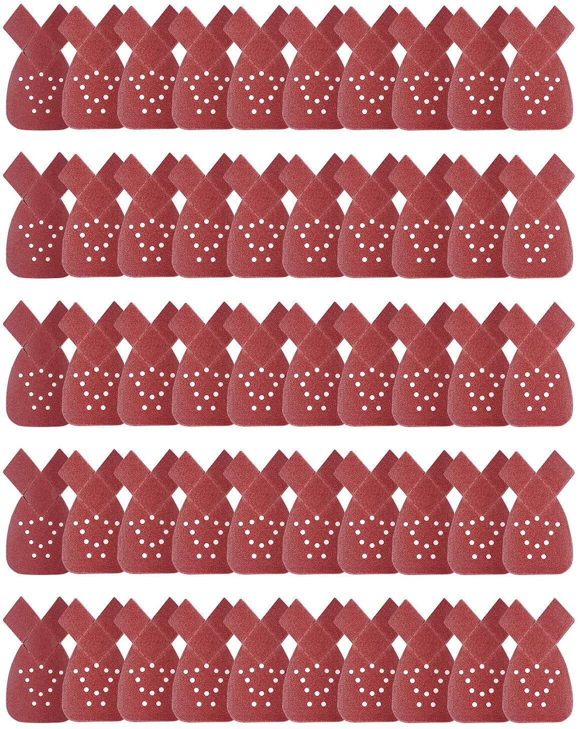 60-240Grit Mouse Sandpaper Hook Loop Sanding Pads for Black+Decker