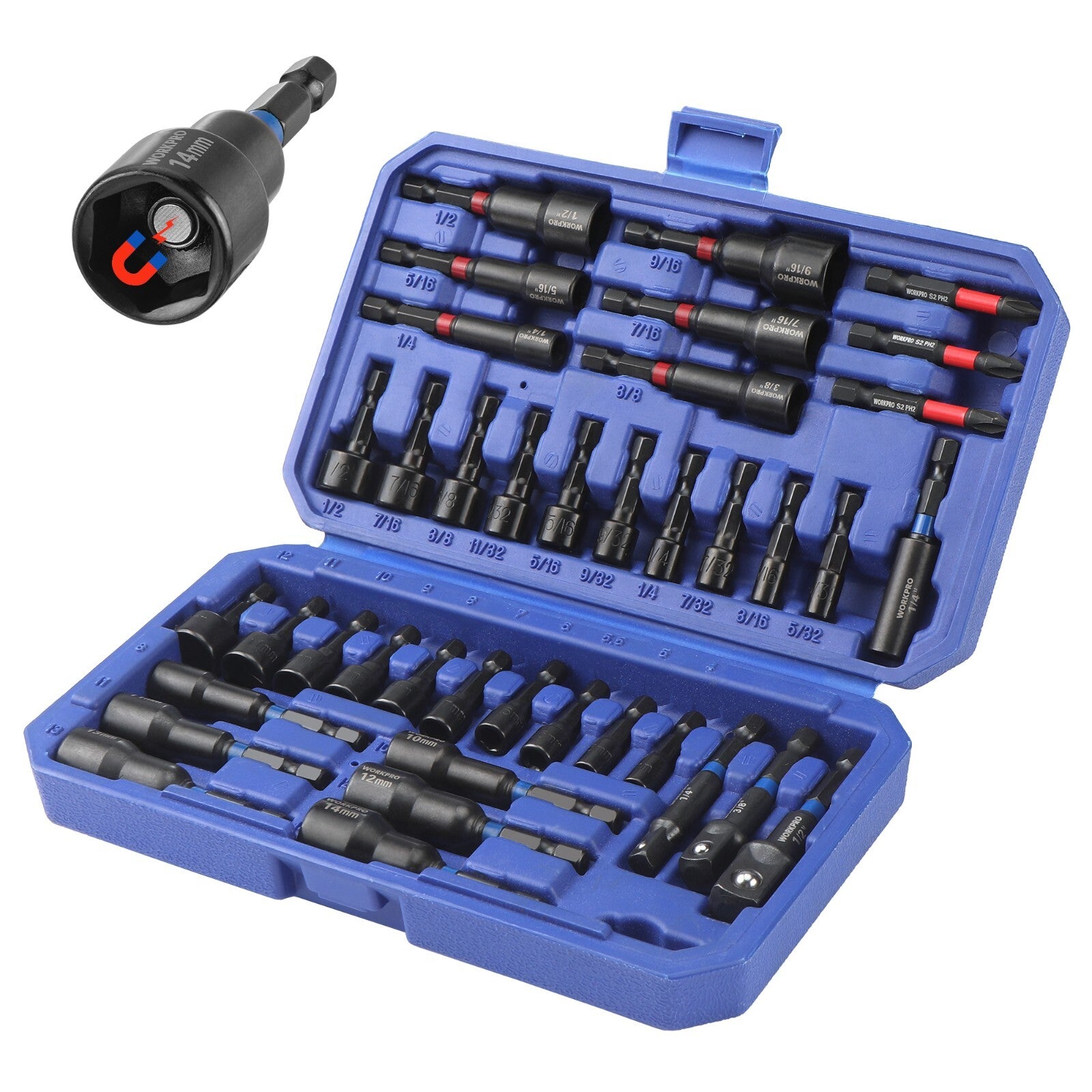 39-PC Magnetic Nut Driver Set