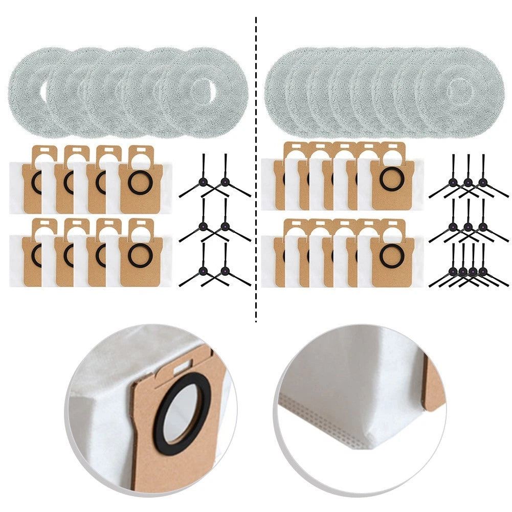 For Jonr For T5 Pro Mop Cloths And Dust Bags Replacement Kit For