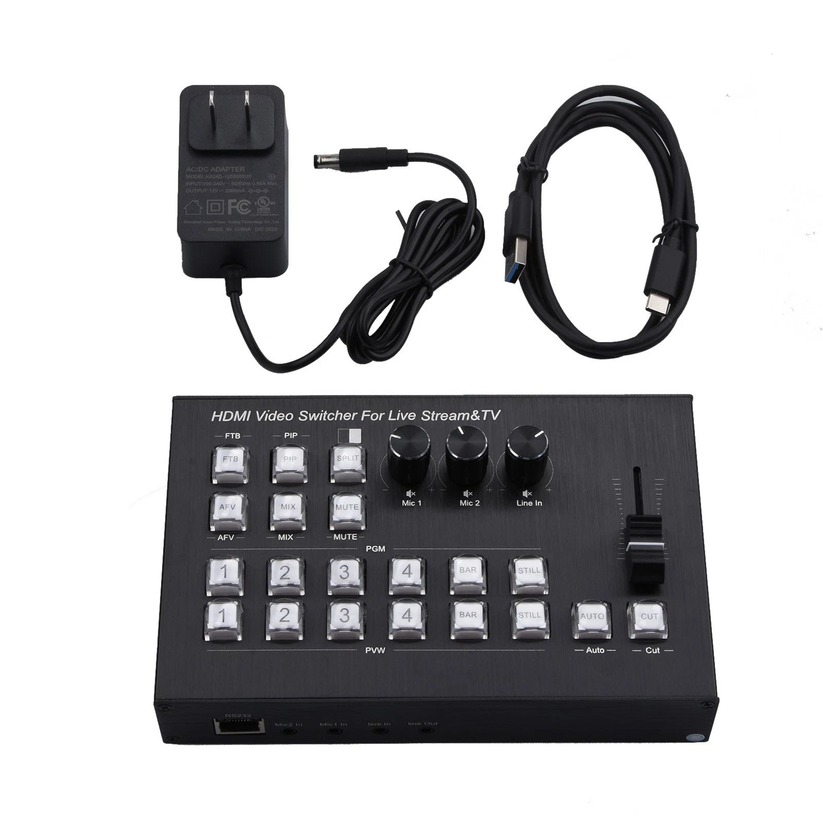4k Video Switcher 4 Hdmi Camera Streaming Live | Built Supply Co