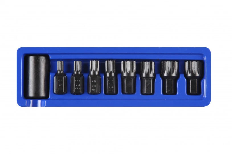 Impact Spline Bit Socket Set M6, M8, M9, M10, M12, M14, M16, M18 1/2"