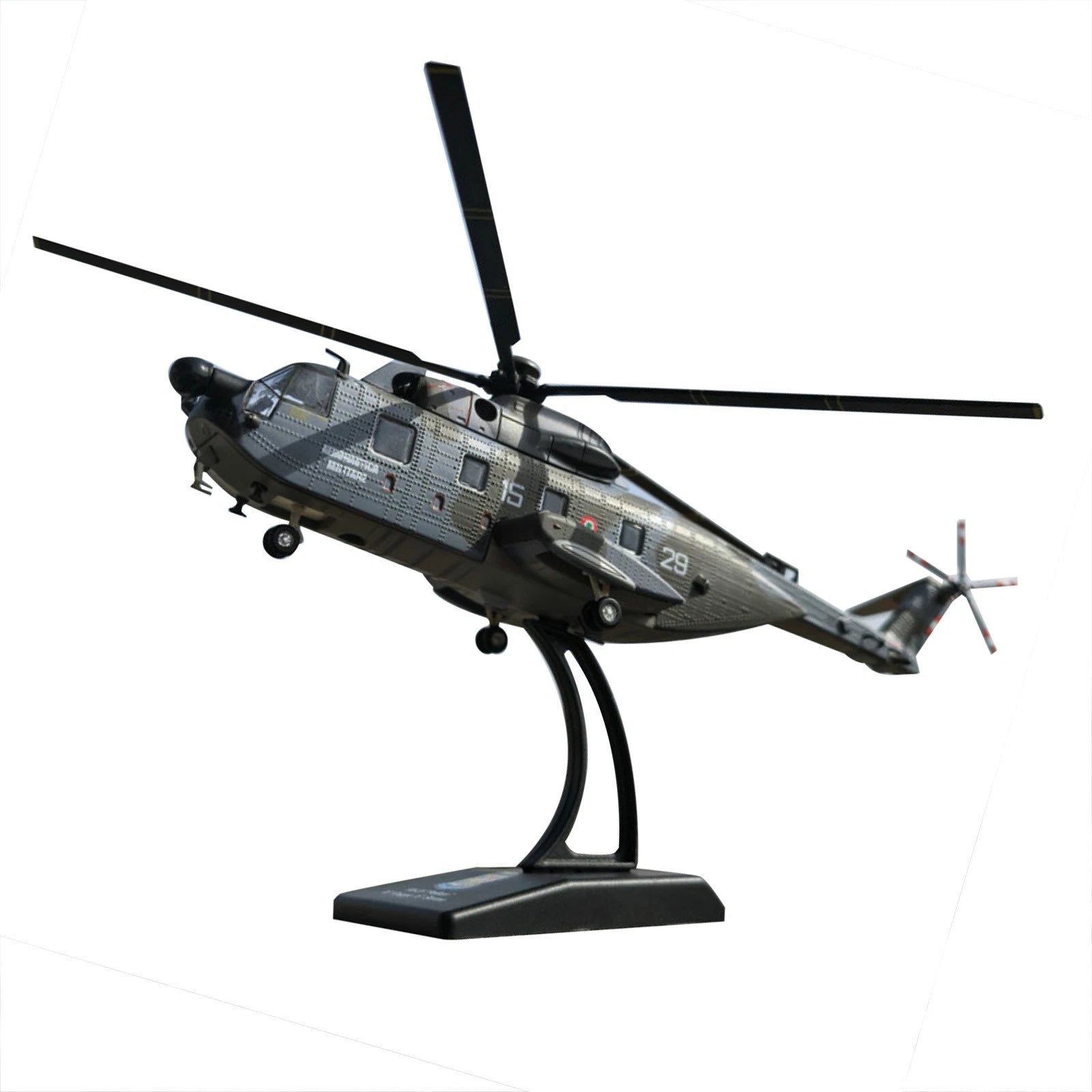 Italian Air Force Hh-3f Pelican 1/100 Scale Alloy Model Display Stand