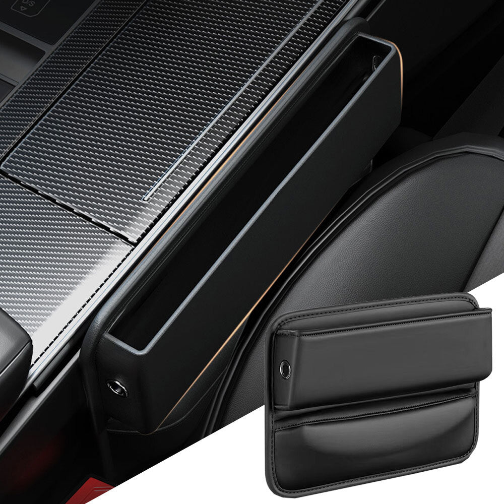 Auto Car Seat Side Pocket Organizer Crevice Gap Filler Storage Box