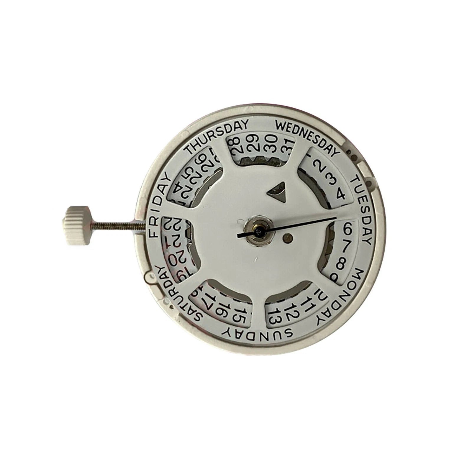 White/gold Quartz Watch Movement With Battery For Swiss Isa 1198