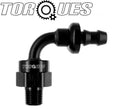 1/8" NPT Male to 8mm (5/16") Barb 90 Degree Push-On Hose Fitting