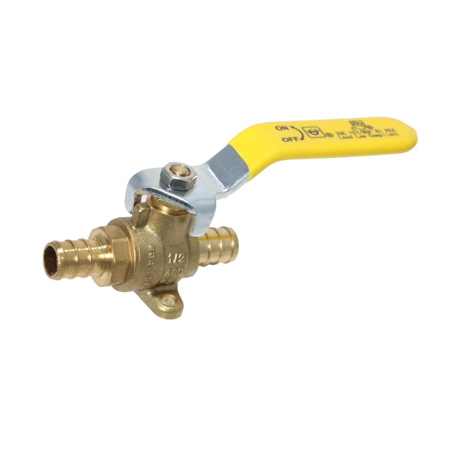 XFITTING 1/2" Pex-B Ball Valve with Drop Ear