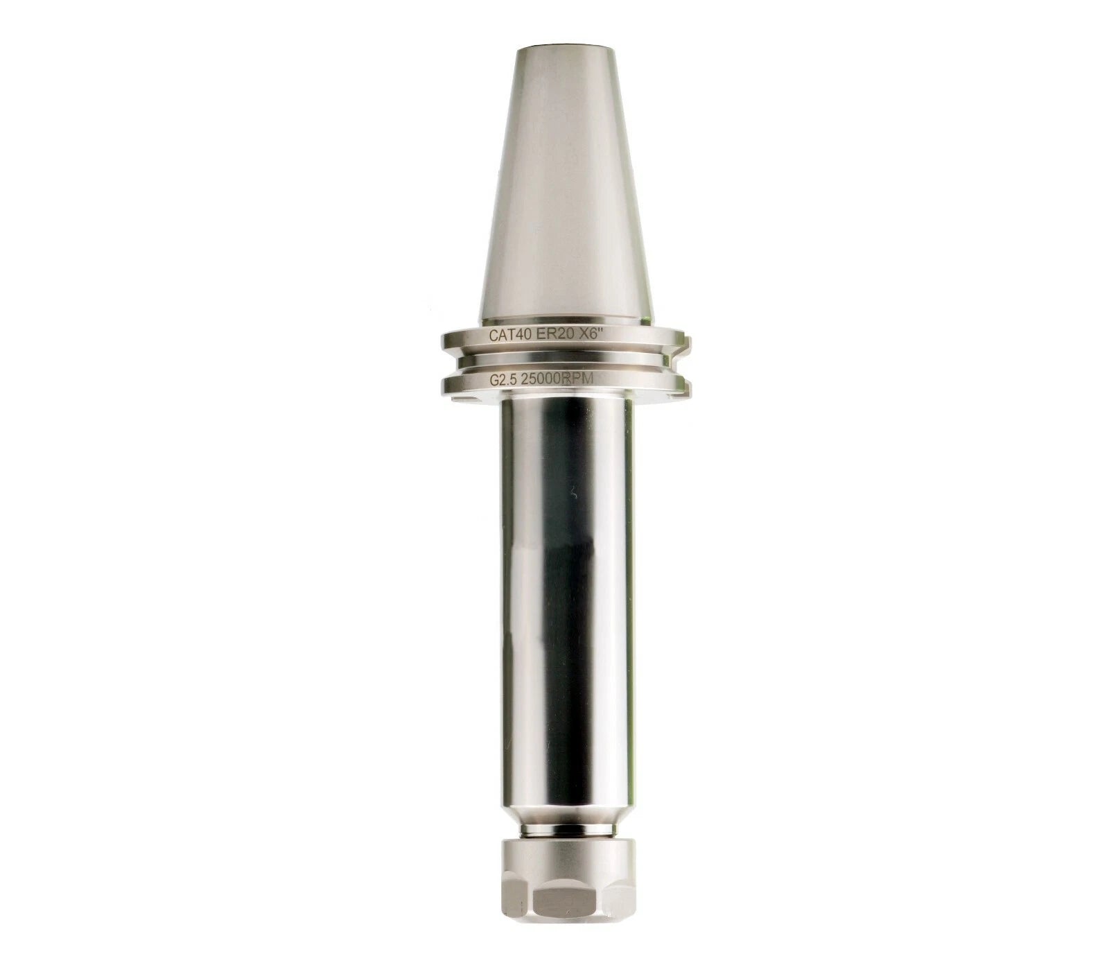 1PCS PRECISION 5/8-11 CAT40 ER20 6.0" COLLET CHUCK TOOL HOLDER CNC MILLING TOOL
