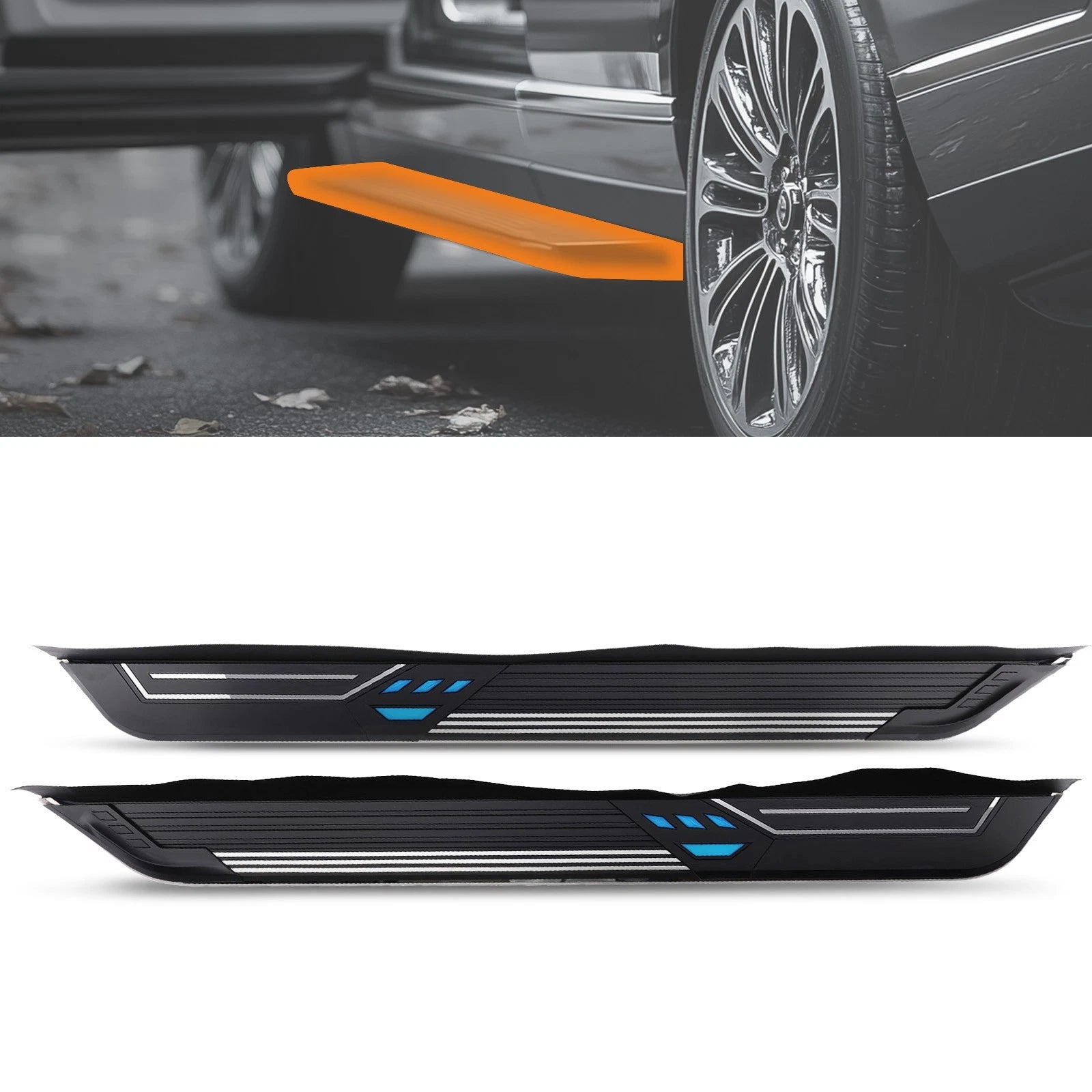 Anti-Slip Running Boards Side Step Bars for Jeep Grand Cherokee 11-2021