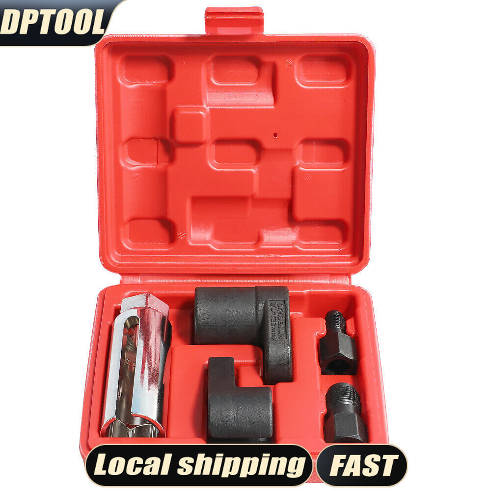 5Pcs O2 Oxygen Sensor Socket Wrench 3/8" 1/2" 22mm Auto Repair